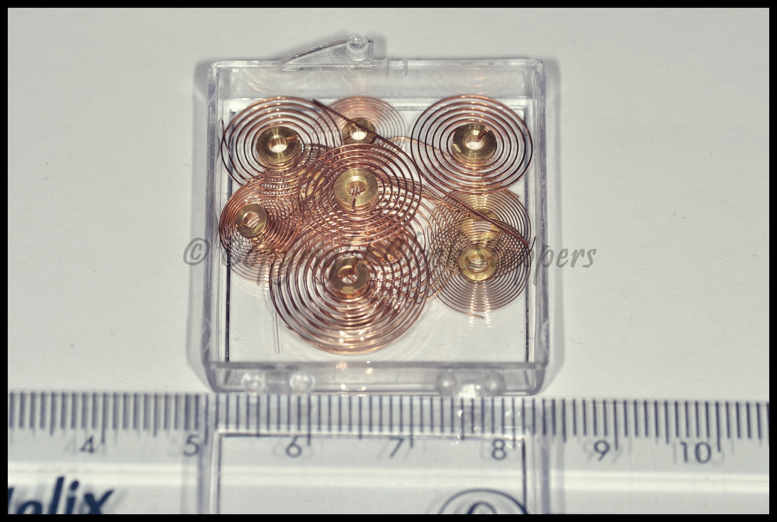 10 x Assorted Clock Hairsprings Alarm Wall Spares Parts Repair Service